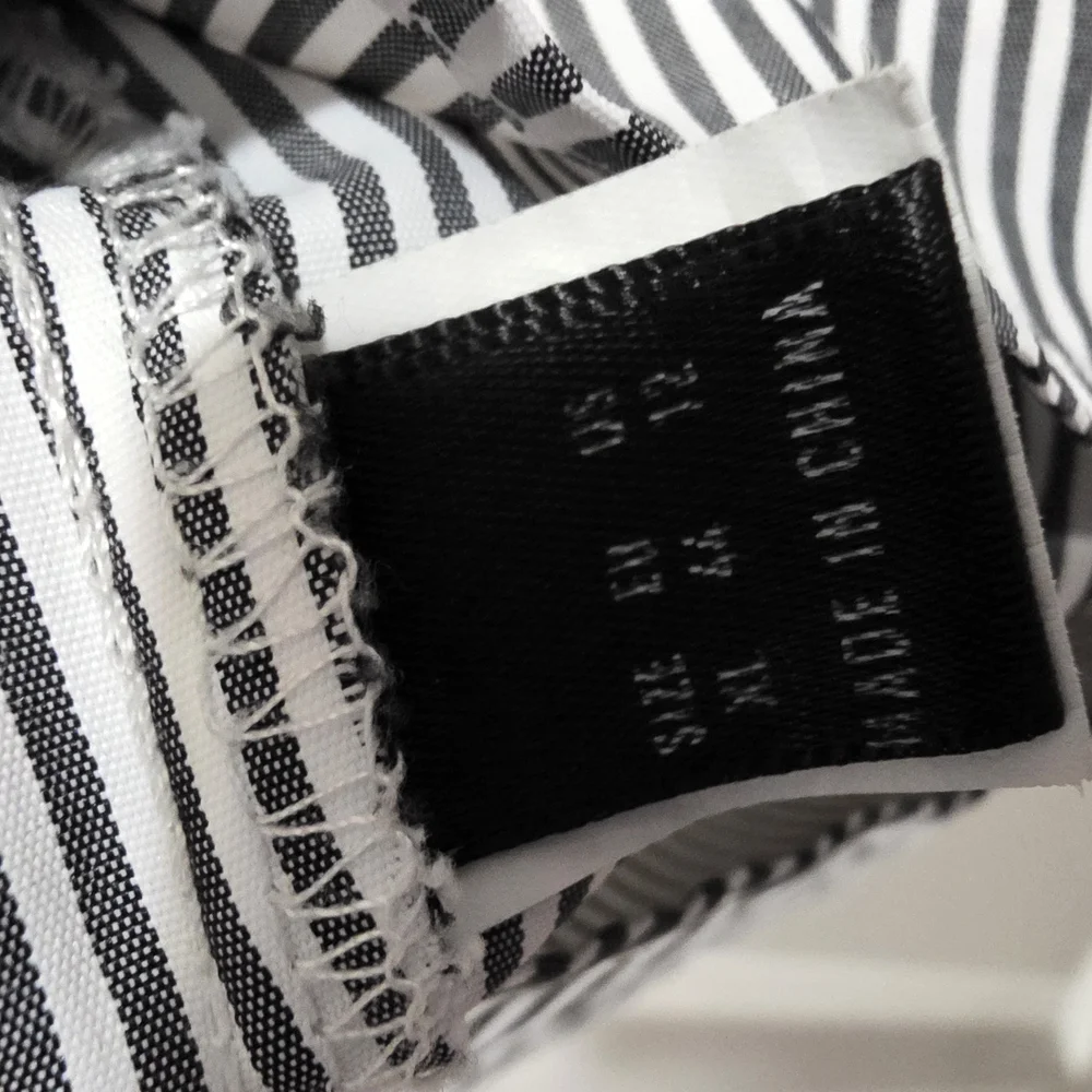 Striped Ruffle Sleeve Top - Picture 2 of 3